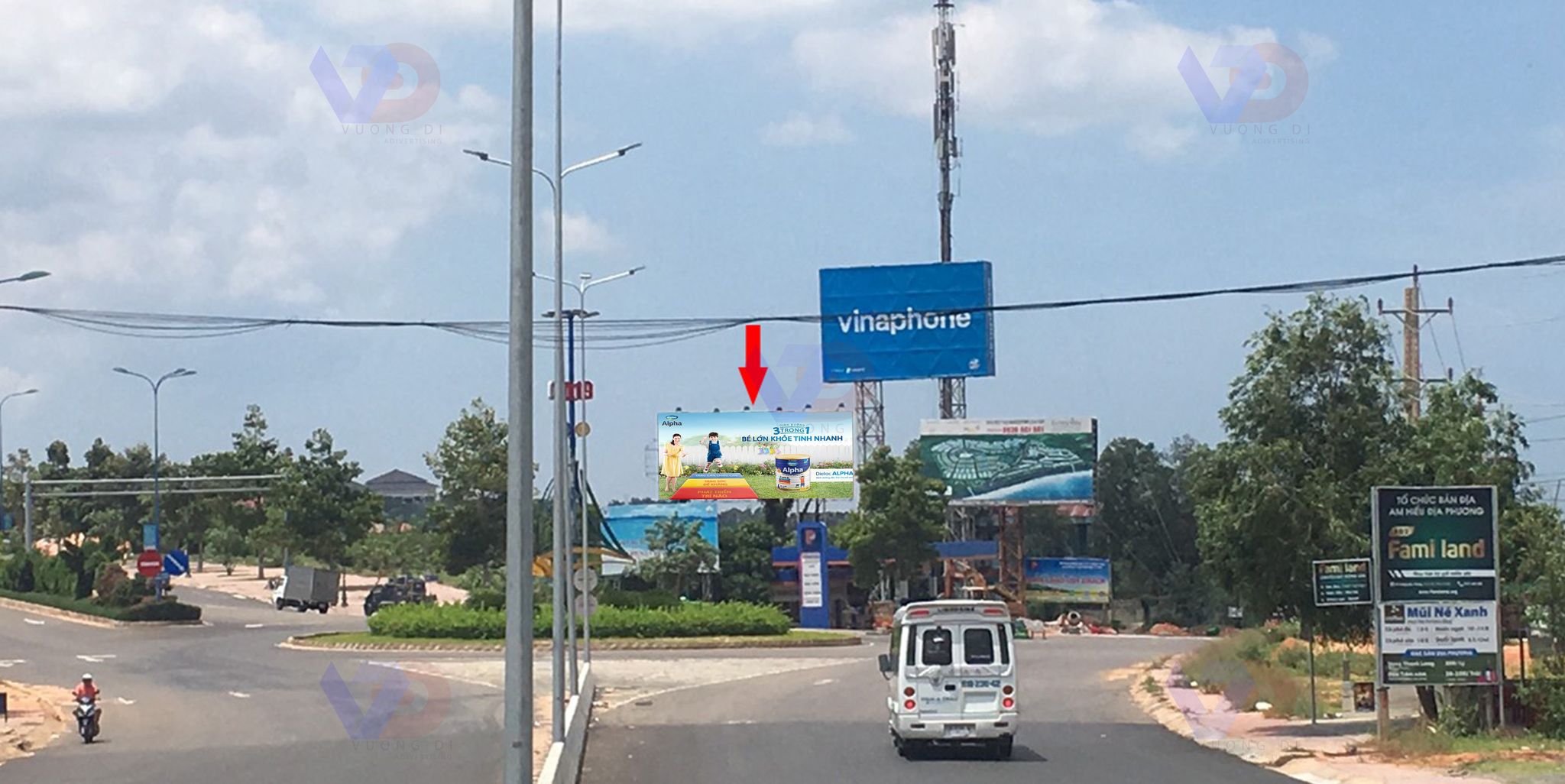 Bảng quảng cáo tại Ngã 3 Phu Hài, Phường Phú Hài, TP Phan Thiết, Bình Thuận