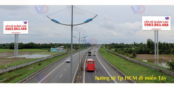 Bảng quảng cáo tại Cao tốc Trung Lương - TPHCM, Tiền Giang