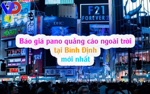 Báo giản pano quảng cáo ngoài trời tại Bình Định