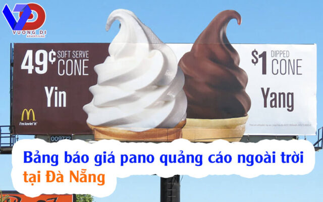 Bảng báo giá pano quảng cáo ngoài trời tại Đà Nẵng