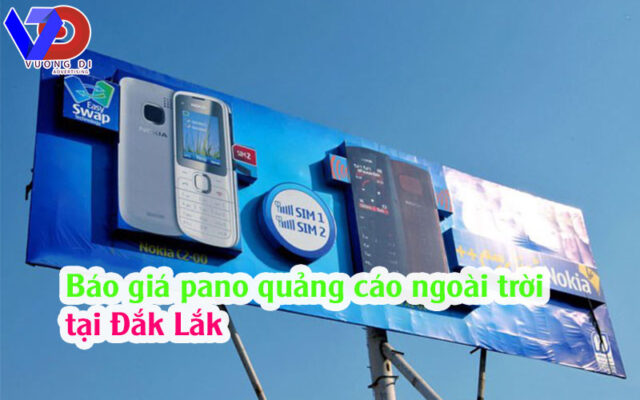 Báo giá pano quảng cáo ngoài trời tại Đắk Lắk