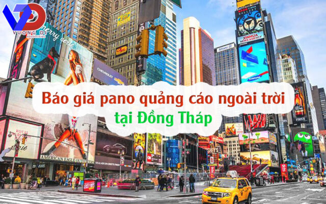 Báo giá pano quảng cáo ngoài trời tại Đồng Tháp