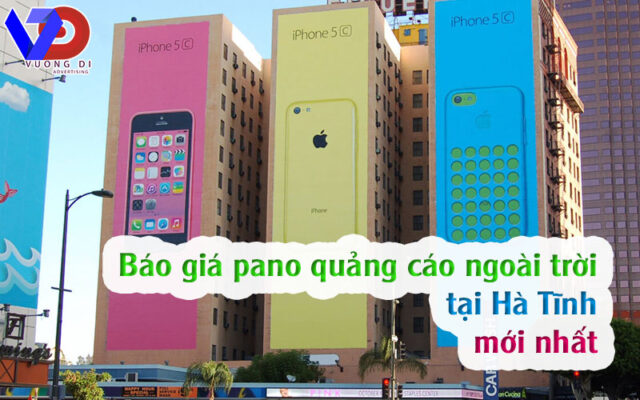 Báo giá pano quảng cáo ngoài trời tại Hà Tĩnh mới nhất