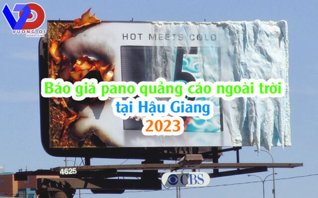 Báo giá pano quảng cáo ngoài trời tại Hậu Giang