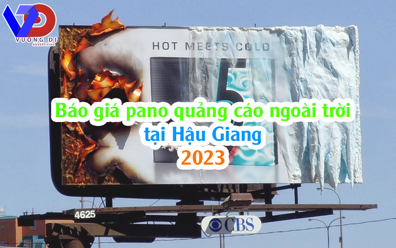 Báo giá pano quảng cáo ngoài trời tại Hậu Giang