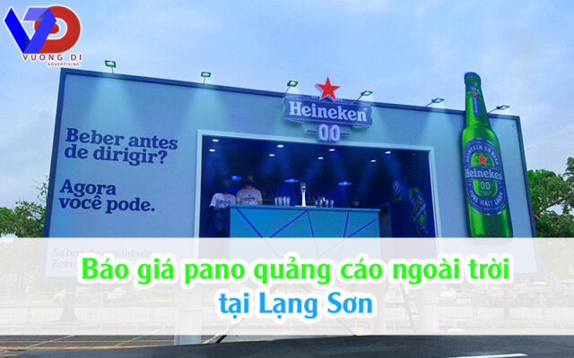 Báo giá pano quảng cáo ngoài trời tại Lạng Sơn