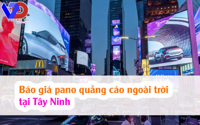 Báo giá pano quảng cáo ngoài trời tại Tây Ninh