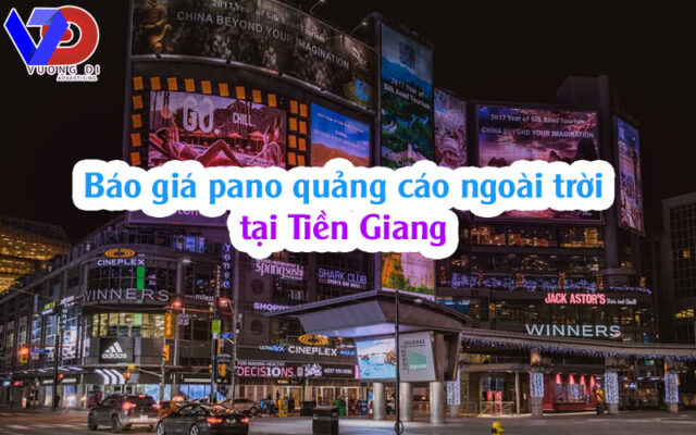Báo giá pano quảng cáo ngoài trời tại Tiền Giang