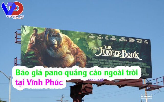 Báo giá pano quảng cáo ngoài trời tại Vĩnh Phúc