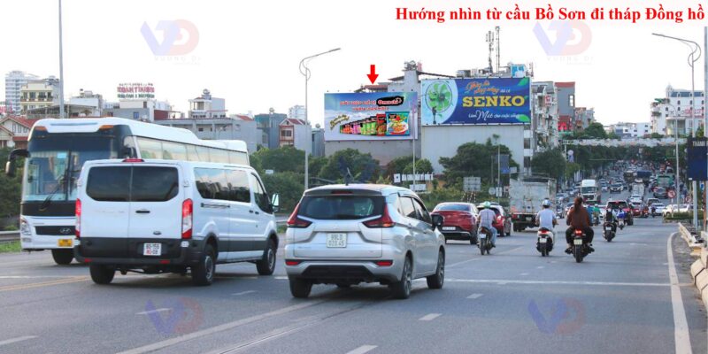 Billboard quảng cáo ngoài trời tại cầu vượt Bồ Sơn