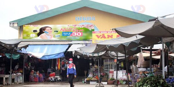 Bảng quảng cáo tại Chợ Đa Rsal, Huyện Đam Rông, Lâm Đồng