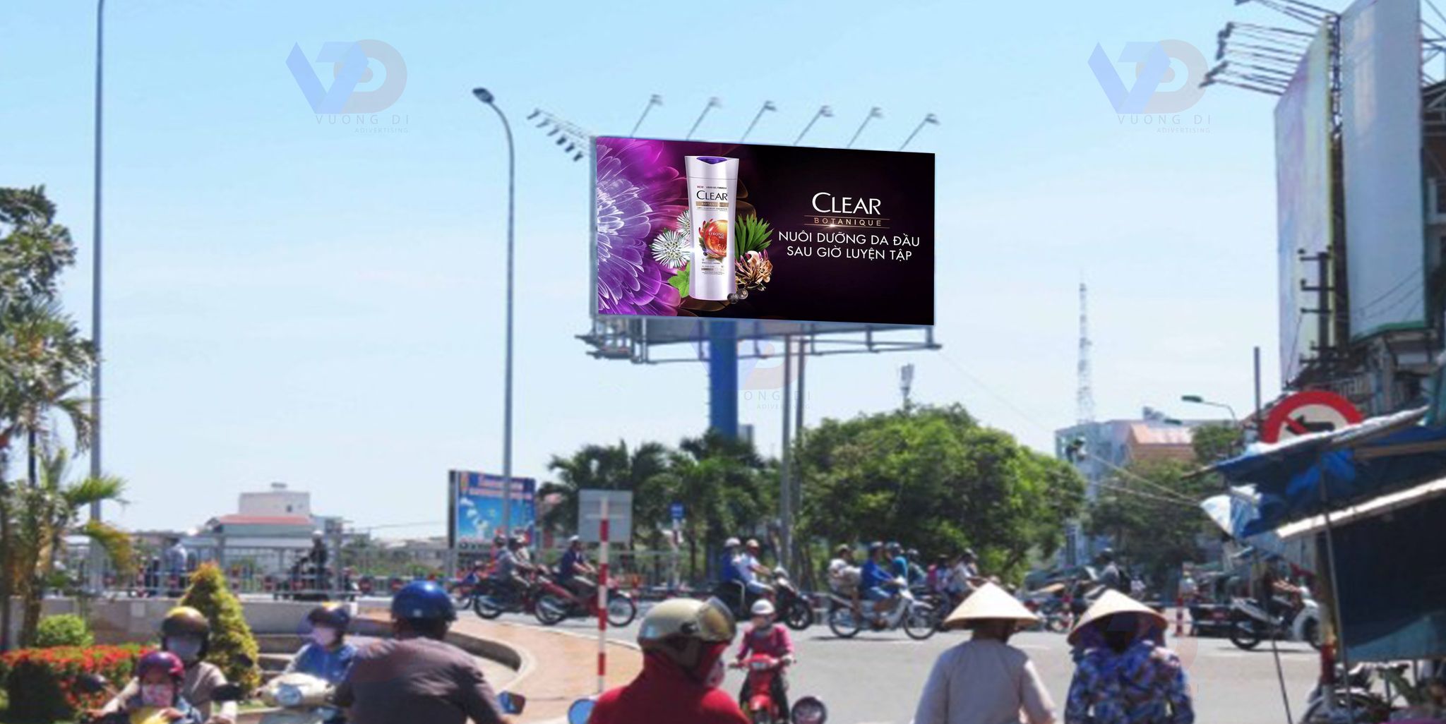 Bảng quảng cáo tại Ngã tư Trần Hưng Đạo - Hoàng Văn Thụ, Quận Ninh Kiều, Cần Thơ