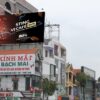 Bảng quảng cáo tại Trục đường Đại Lộ Hùng Vương, TP Việt Trì, Phú Thọ