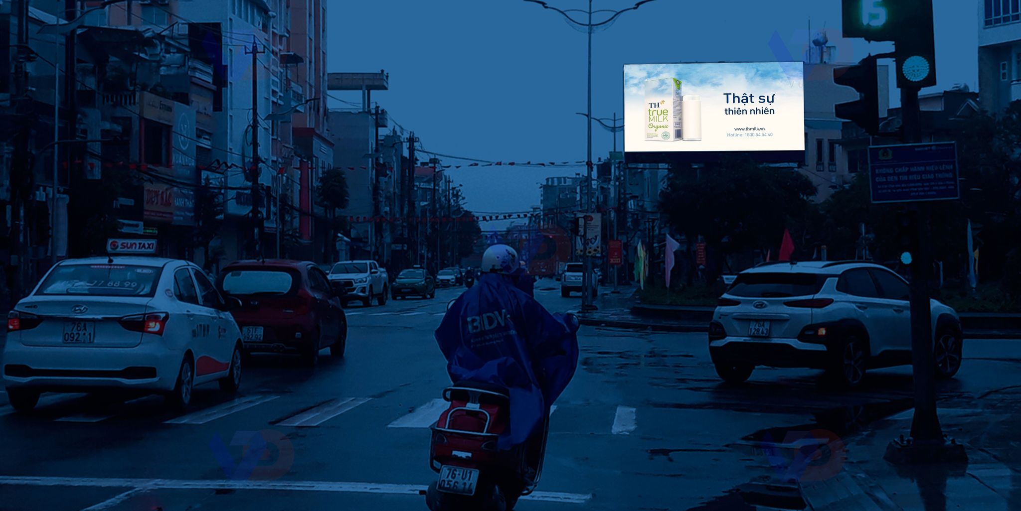 Màn hình LED quảng cáo tại Công viên Bưu Điện, Quảng Ngãi