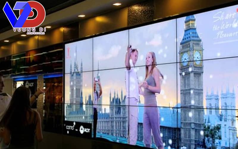 Màn hình LCD quảng cáo: Tạo sự chú ý, truyền tải thông tin hiệu quả man-hinh-ghep-quang-cao
